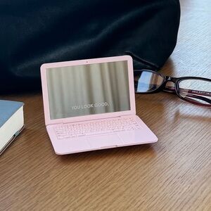 Glossier Pink Mini Laptop